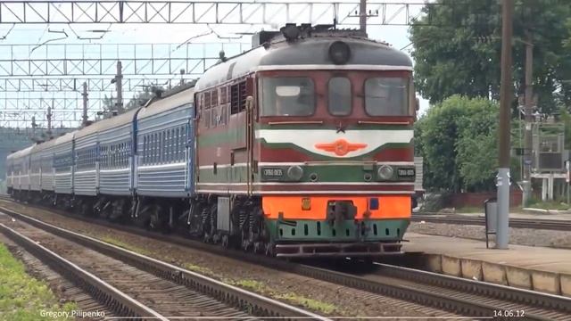 Цеплавозы ТЭП60. Беларуская чыгунка.