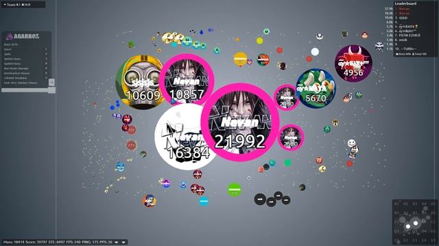 Agar.io FFA/EXP Multibox-3