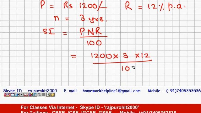 CB 7 Comparing quantities - SI Sum 1.wmv