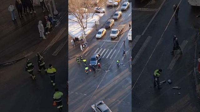 🚑 ДТП с участием скорой помощи произошло недалеко от станции метро «Юго-Восточная»