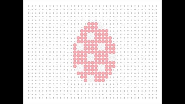 Hama Bead Pink Easter Egg (Easter Series #4)