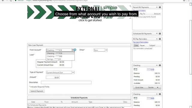 Loans: Online Loan Payments  -  Melissa Meyer