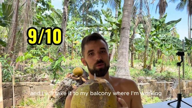Russians are trying Filipino coconut!