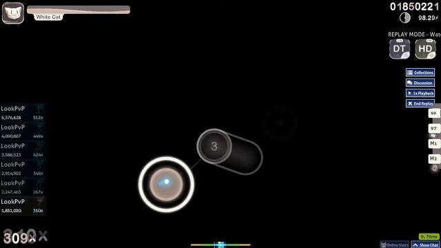 osu! - Start Again [Another] +HDDT [7.34★] 1xMISS 98.62% 400pp