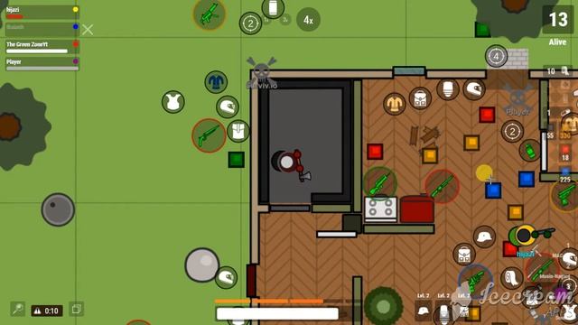 Surviv.io - Mac 10/Vector and Mosin combo = Chicken Dinner!