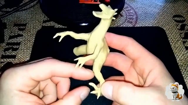 Делаем Раптора из пластилина