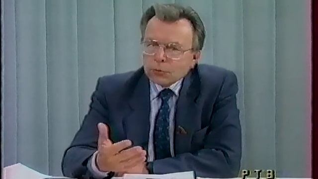 Парламентский час (РТР, сентябрь 1993) В.Соколов, председатель Совета республик Верховного совета Р