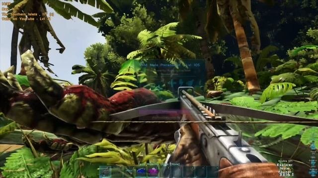 CRAZY STATS FOR FIRST PTERANODON! Lego my Stego - Ark: Survival Evolved