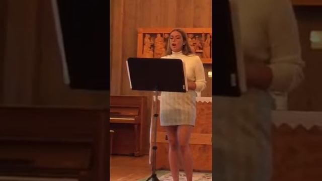 Linnea singing Ave Maria 5/29/18