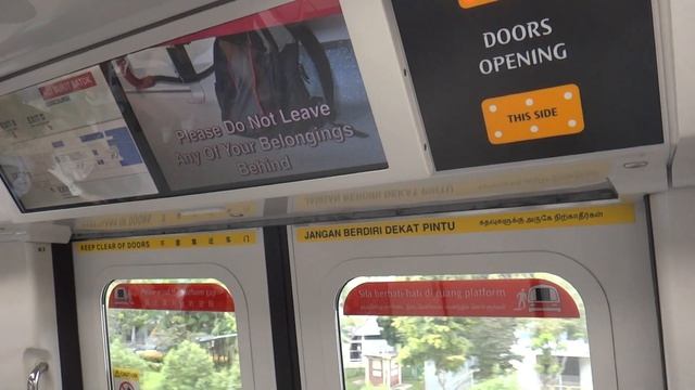 SMRT Trains C151C, Kawasaki-CRRC Sifang EMU - Jurong East (A) to Bukit Batok (NSL to Ang Mo Kio, OC
