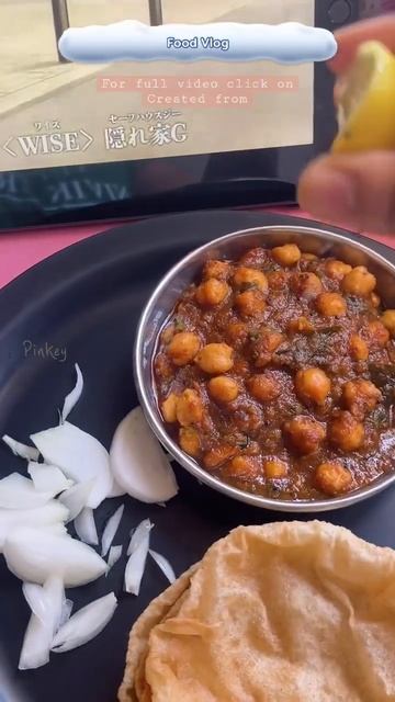 Heavy Breakfast @Poori and chana masala🤤🤤 #shorts #viralyoutubeshorts #ytfeed #ytshorts