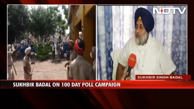 Farmers, Cops Faceoff Ahead Of Akali Dal President's Rally In Punjab's Moga