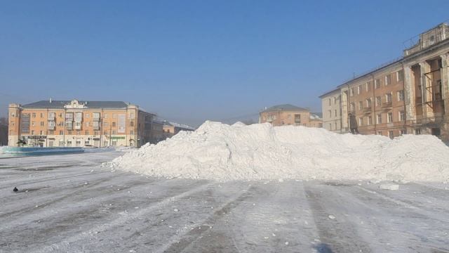 Рубцовск. Площадь Ленина после праздников.😊