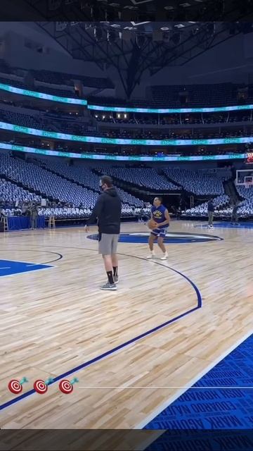 Jordan Poole insane warmup routine 🔥