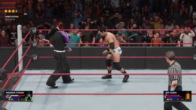 WWE 2K19 - Roderick Strong Vs Jeff Hardy