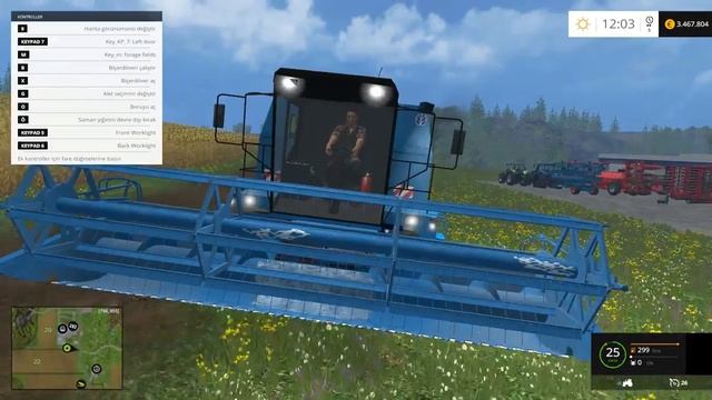 Farming Simulator 2015 Bizon BS 5110 Combine Mod