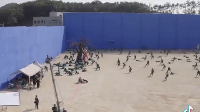 как снимали Игру В Кальмара Вот