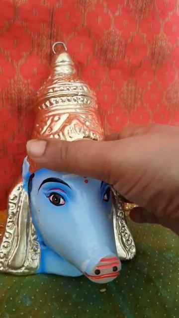 Varahi Amman/Ammavaru paper mache mask from Ancientmadurai.com #varahimata #varahidevi #varahimask