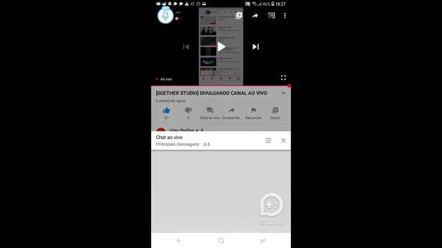 [SGETHER STUDIO] DIVULGANDO CANAL AO VIVO