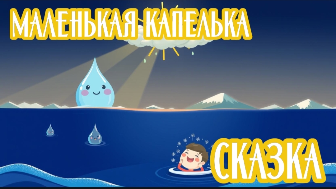 ДЕТСКАЯ СКАЗКА | МАЛЕНЬКАЯ КАПЕЛЬКА | СКАЗКА ДЛЯ ДЕТЕЙ