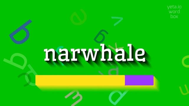 HOW TO SAY NARWHALE? #narwhale