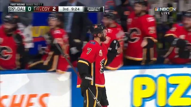 Anton Khudobin Gets Scored On and Hit With DDT | Stars vs Flames 8-14-20