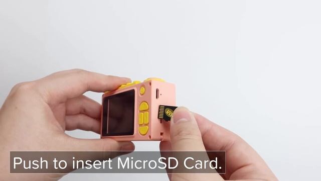 A Glance on How to Insert MicroSD Card in myFirst Camera 2