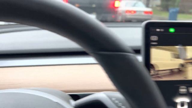 Tesla. Side view camera vs side view mirror.