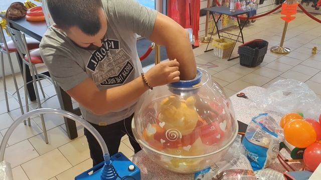 [COMMENT FAIRE UN BALLON CADEAU AVEC UNE PELUCHE] #fiestaballoons #tutorial #balloondecor #balloons