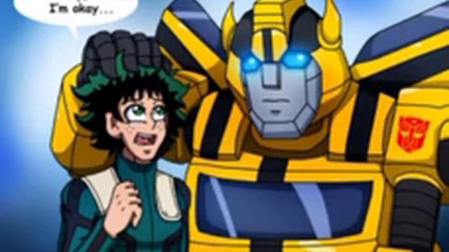 Трансформеры поподают в мою геройскою академею (MHA X Transformers) 1сезон 17 часть