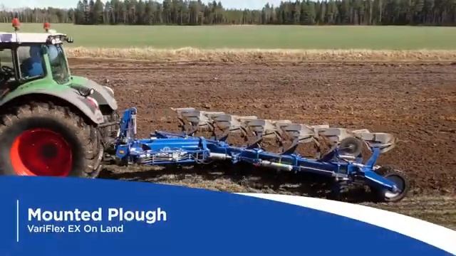 Плуг оборотный полунавесной Overum DVL 81080 F. Швеция. Kongskilde