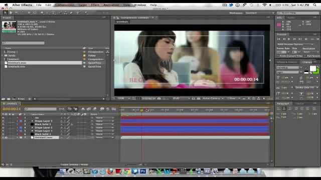 Camera Recorder Effect - After Effect - (FREE TEMPLATE)