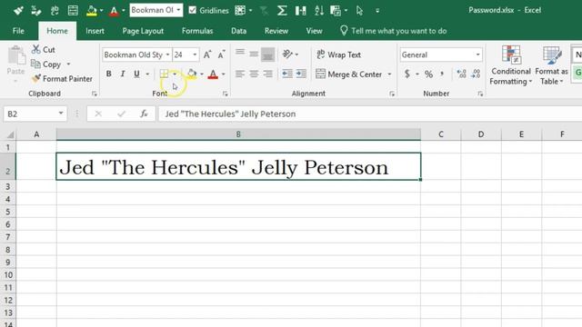 MS Excel - Getting Started with Formatting for Beginners