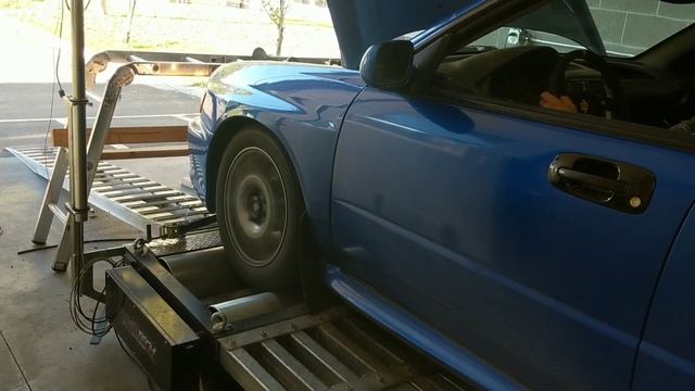 Garrett G25-660 Powered Subaru WRX pump gas dyno run