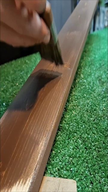 Выкрашиваем и тестируем акриловый антисептик "Komandor Wood Protect" #длядома #wood #diy #komandor