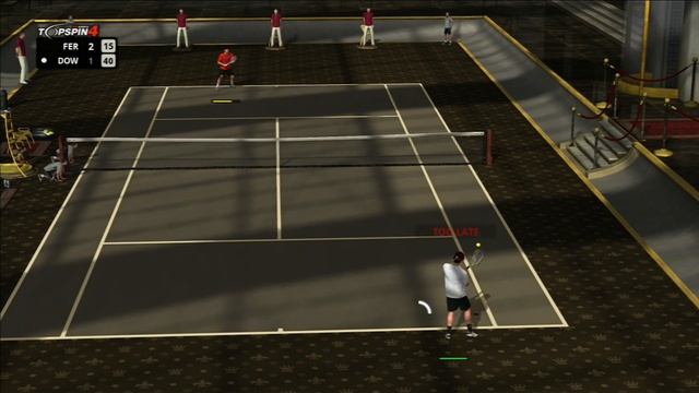 Top Spin 4 Online world tour ranked match (David Ferrer)