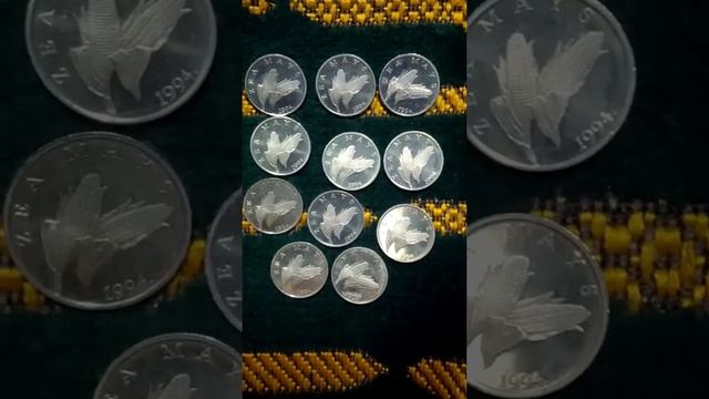 Lots of Croatia 1 Lipa 1994(AH 1416) Obsolete Coins-02