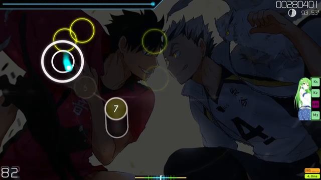 Haikyuu op 1 but in osu! (normal mode)