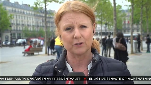 Macron tar täten i Frankrikes smutsiga presidentvalspurt. - Nyheterna (TV4)