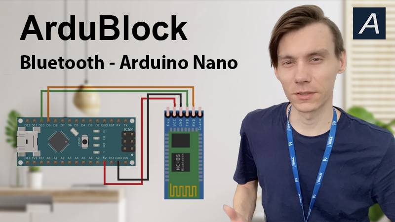 ArduBlock - Bluetooth - Arduino Nano