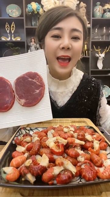 [Mukbang ASMR] Eating Giant Lobster🦞Spicy SeafoodBoil Abalone(Eat at home show)