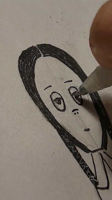 Wednesday🖤Кого ещё нарисовать из этой семейки?(Who else to draw from this family?🌙)