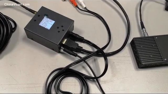 COFDM Wireless video transmitter receiver transmission with removable configuration parameter board