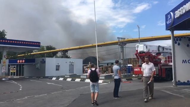 Горит Ростсельмаш