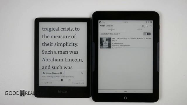 Amazon Kindle Paperwhite 5 vs Nook Glowlight 4 Plus Comparison