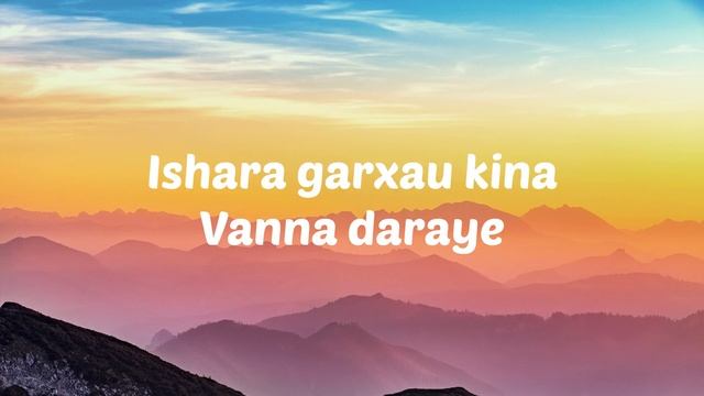 CHHEWANG LAMA - ISHARA KARAOKE WITH LYRICS VIDEO || KARAOKE NEPAL ||