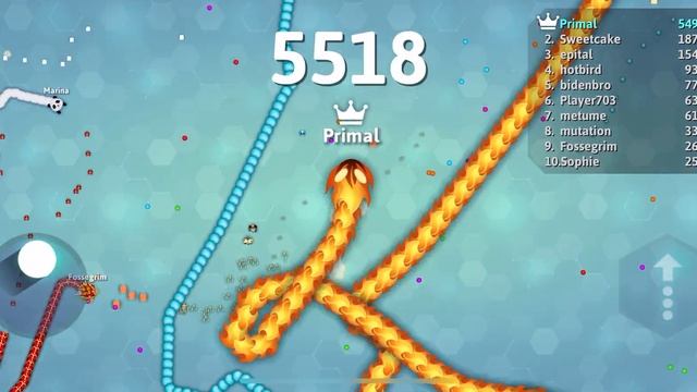 Snake.io 🐍 catching fire on snakeio 🔥 fire of the hashirama