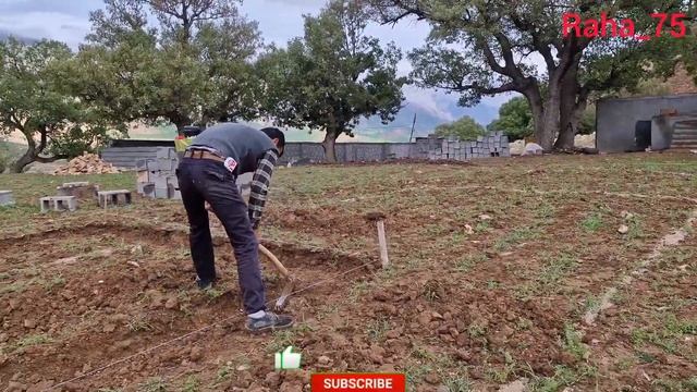 "Building a Foundation: Constructing a Home in the Rain"