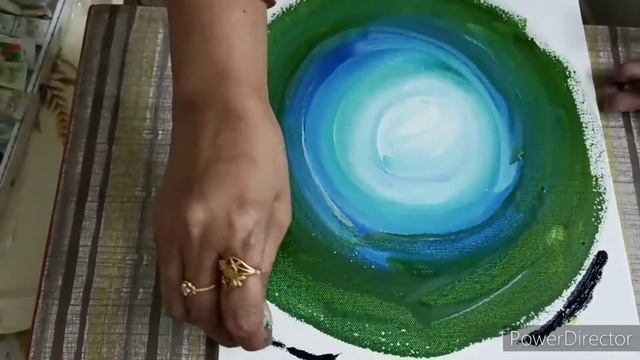 Meditation Canvas | Concentration Board | Spiritual Canvas Painting