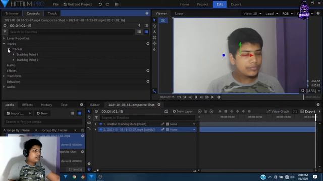 How to Do Motion Tracking Using Hitfilm Pro In Sinhala | Easiest way